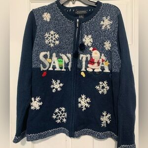 Al Point Vintage Ugly Christmas Sweater EUC